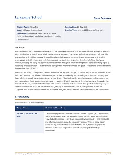 Week 5 class summary